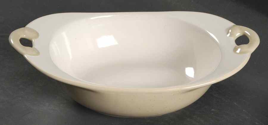 Cappuccino 9" Nesting Handled Oval  Serving Bowl by Pfaltzgraff-1