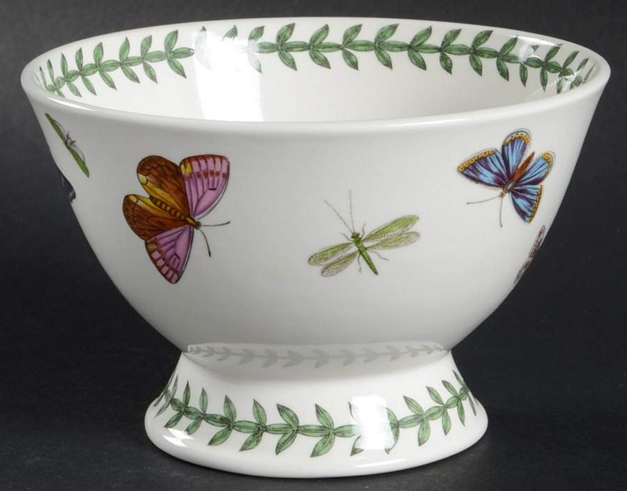 Botanic Garden Butterflies 5" Footed Bowl by Portmeirion-1