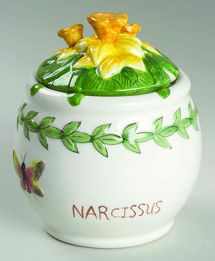 Botanic Garden Countertop Collection Figural Jam/Jelly and Lid by Portmeirion-1
