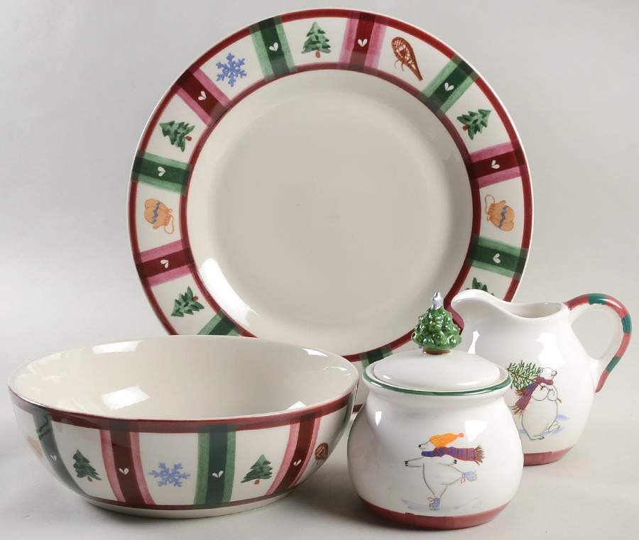 Snow Bear 5 Piece Hostess Set by Pfaltzgraff-1