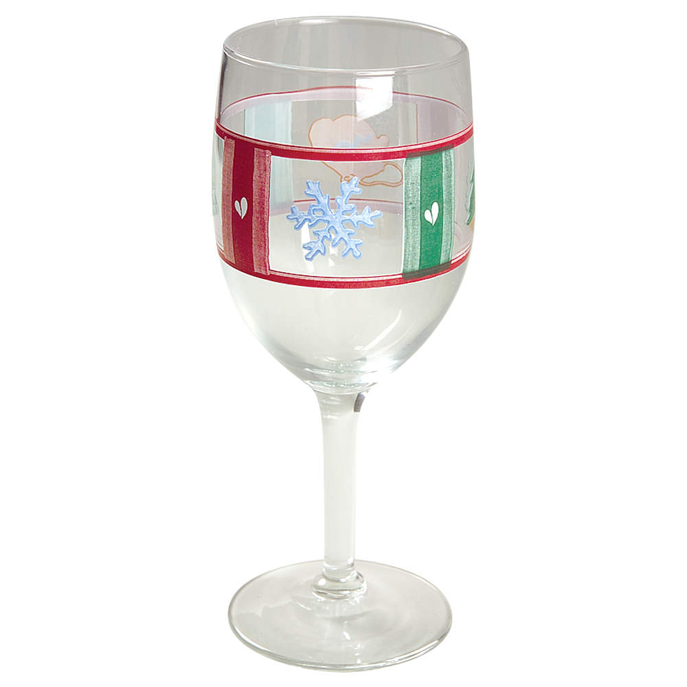 Snow Bear Glassware Goblet by Pfaltzgraff-1