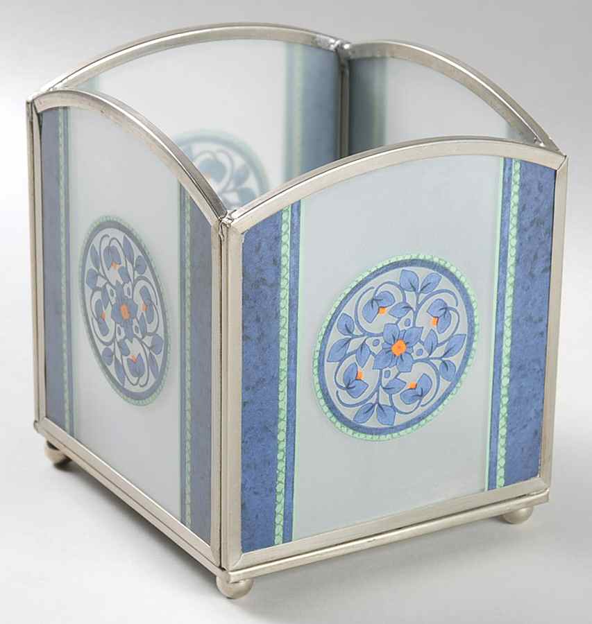 Orleans Stain Glass Candleholder by Pfaltzgraff-1