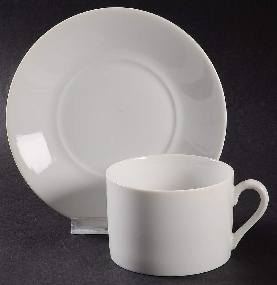 PBA17 Flat Cup & Saucer Set by Pottery Barn China-1