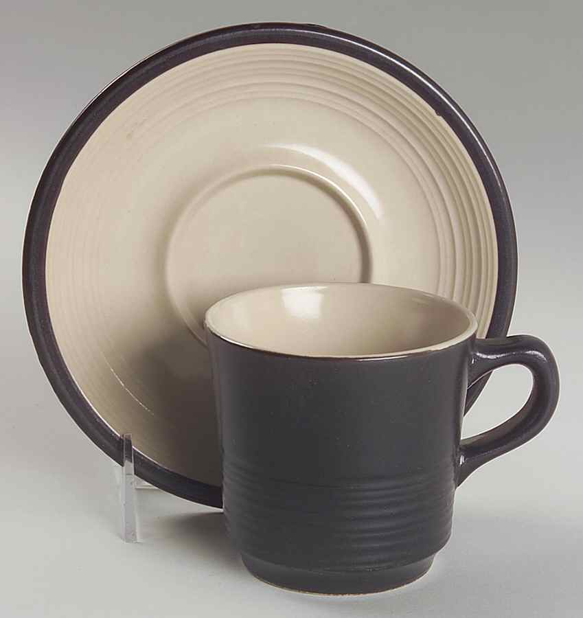 Granada Flat Cup & Saucer Set by PSM China-1