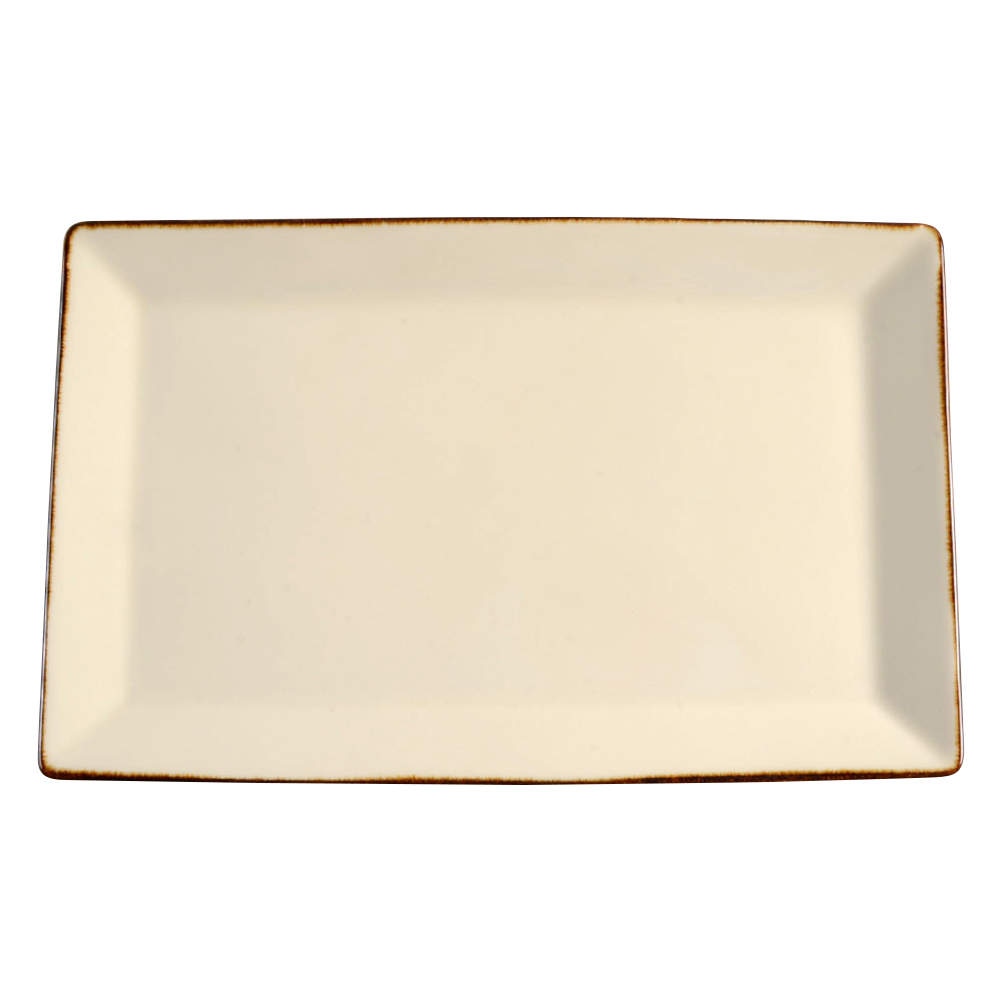Asian Square Putty Sushi Plate by Pottery Barn China-1
