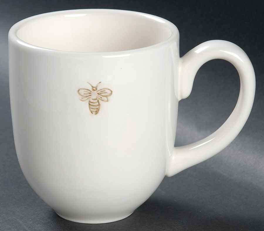 Bee Ivory Mug by Pottery Barn China-1