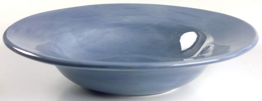 Sausalito Slate Large Rim Soup Bowl by Pottery Barn China-1