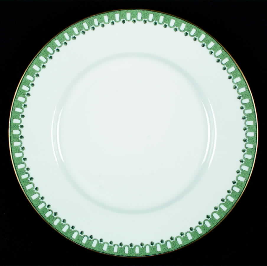 Jardin A La Francaise Dinner Plate by Porcelaine De Paris-1