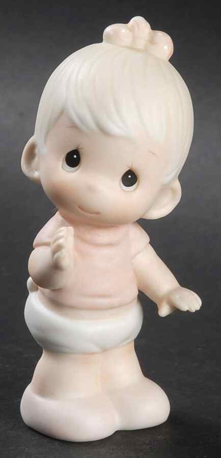 Baby Girl-Standing Dove-Baby Girl Standing - Dove Trademark With Box by Precious Moments-1