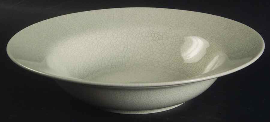Crackle Creme Rim Soup Bowl by Pottery Barn China-1