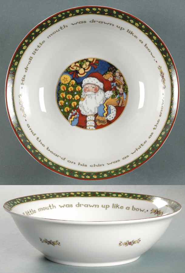 Christmas Story 8" Round Vegetable Bowl by Portmeirion-1
