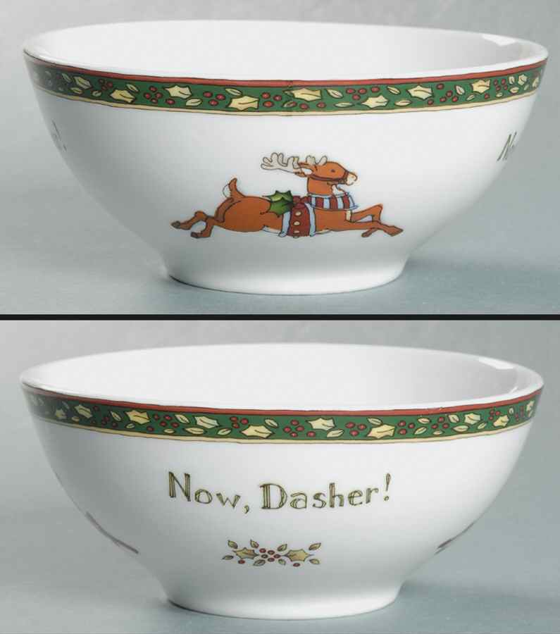 Christmas Story Fruit/Dessert (Sauce) Bowl by Portmeirion-1