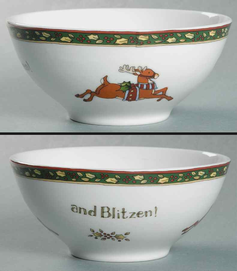 Christmas Story Fruit/Dessert (Sauce) Bowl by Portmeirion-1
