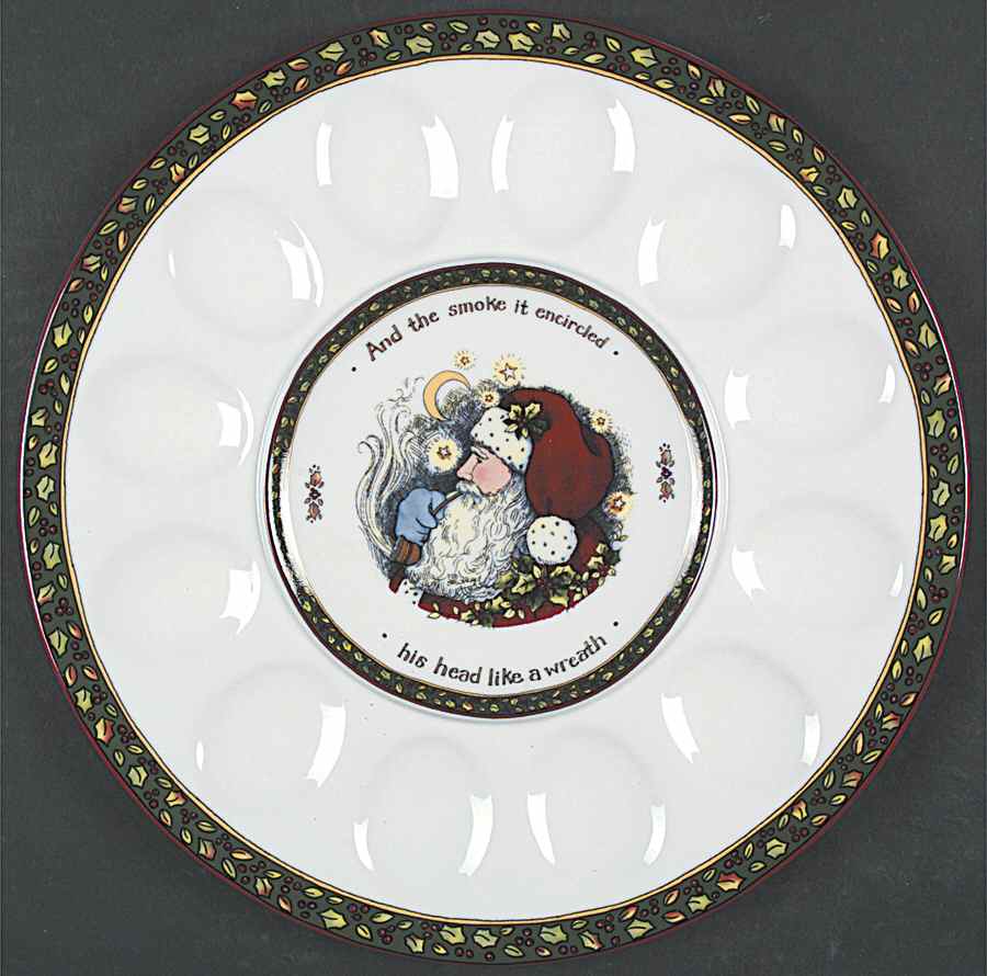 Christmas Story Deviled Egg Plate by Portmeirion-1
