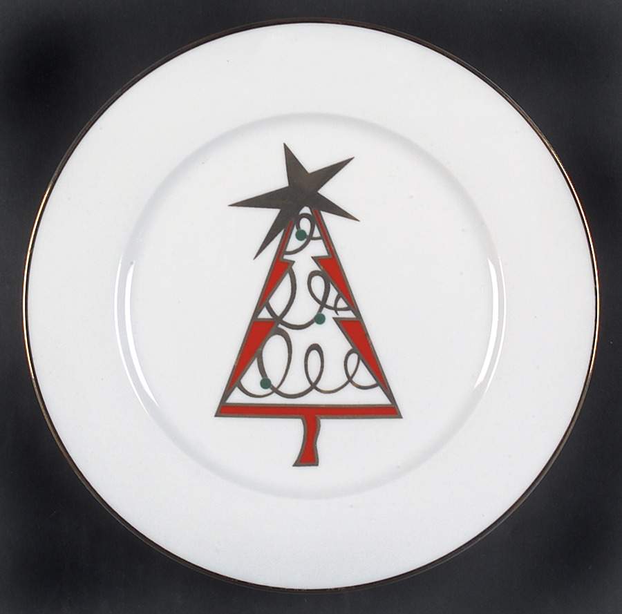 Christmas Tree Salad Plate by Pier 1-1