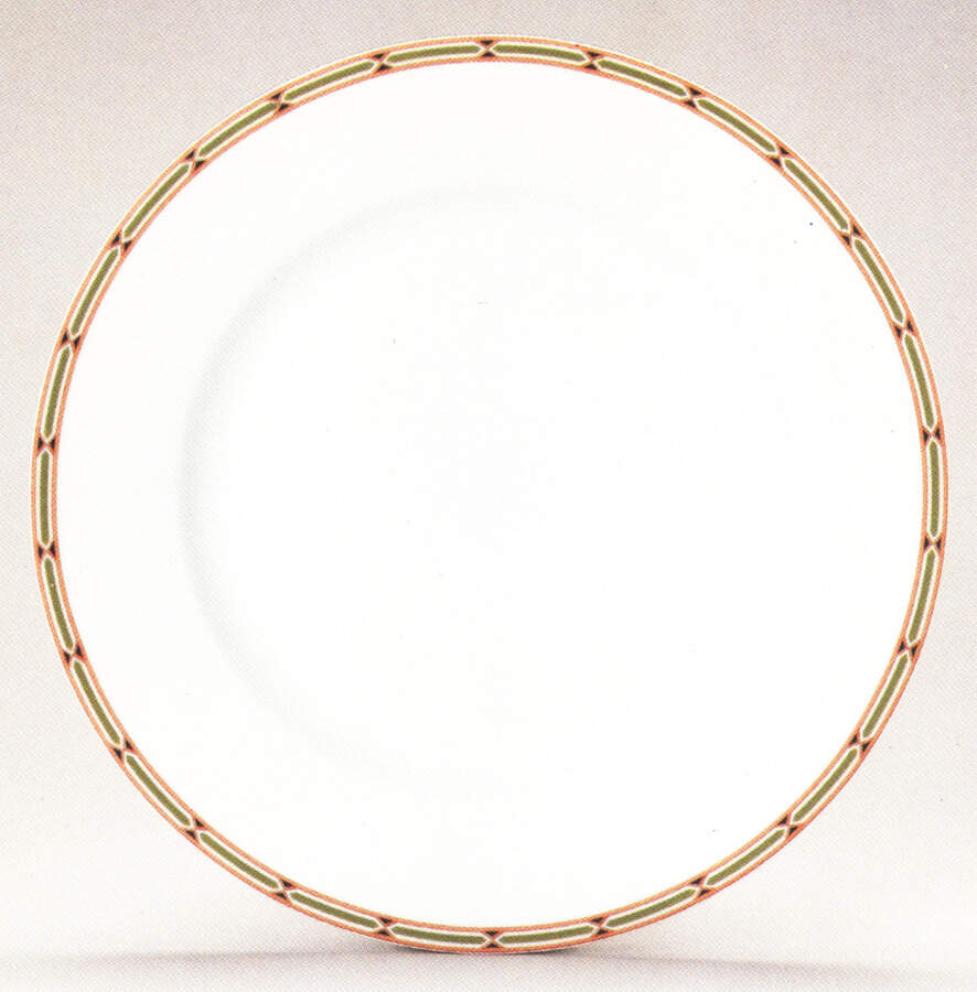 Karina Vert (Smooth) Dinner Plate by Porcelaine Lafarge-1