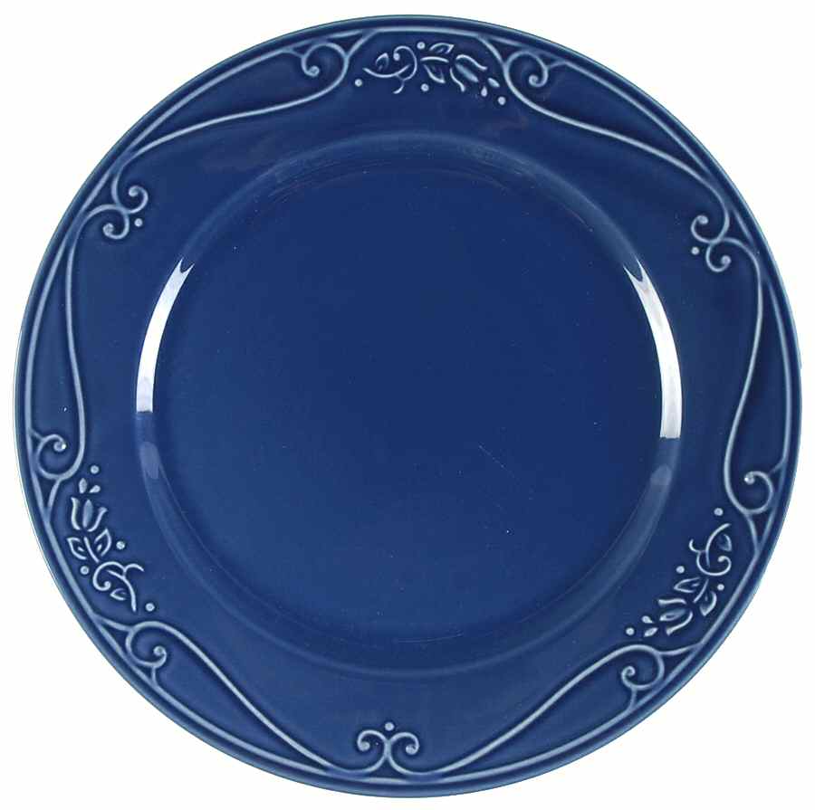 Midnight Blue Dinner Plate by Princess House-1