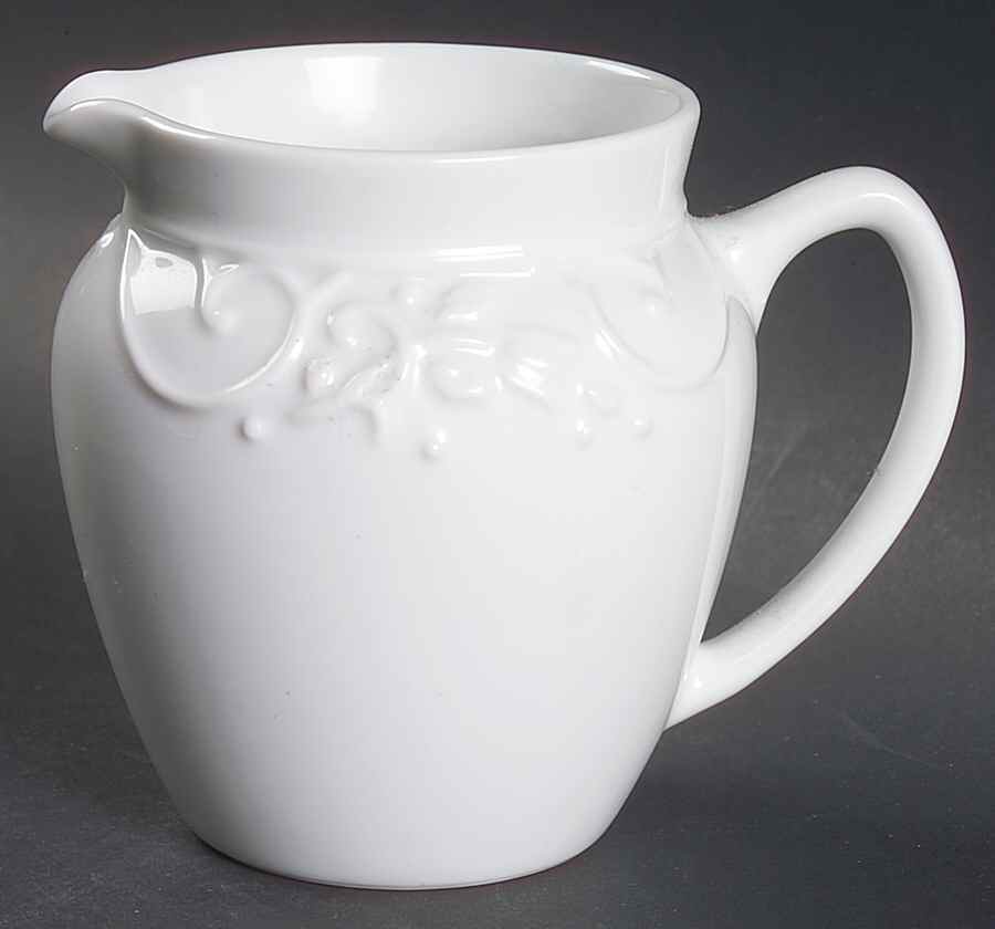 Veranda White Creamer by Princess House-1