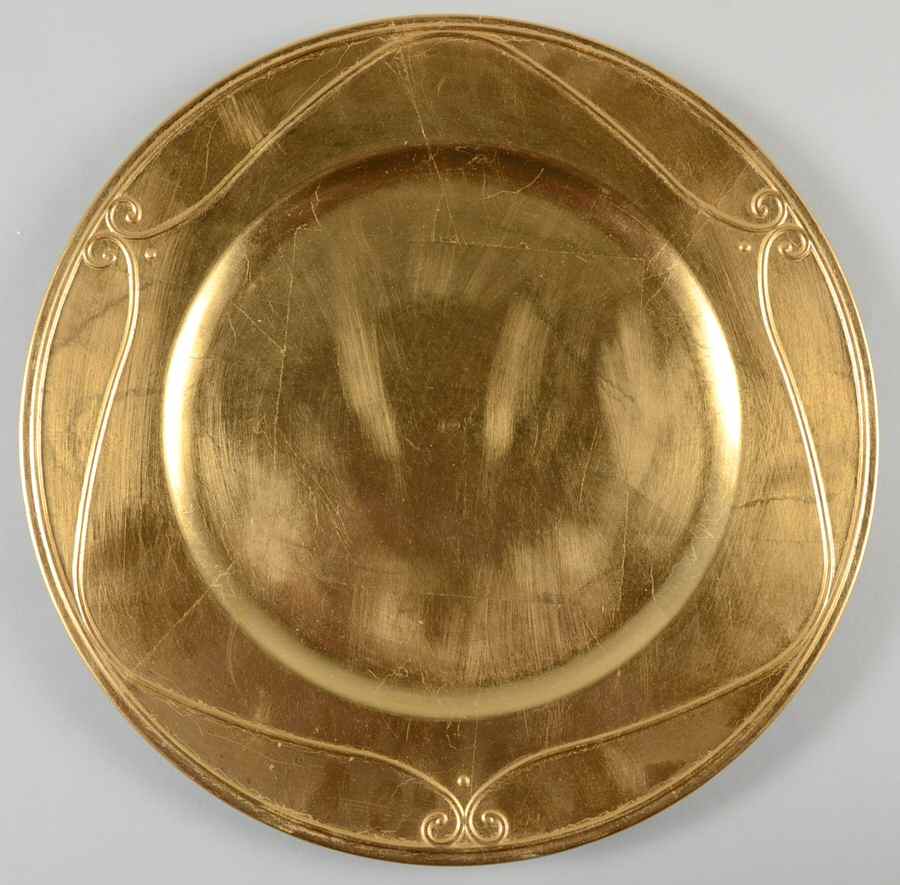Veranda White Plastic Service Plate (Charger) by Princess House-1