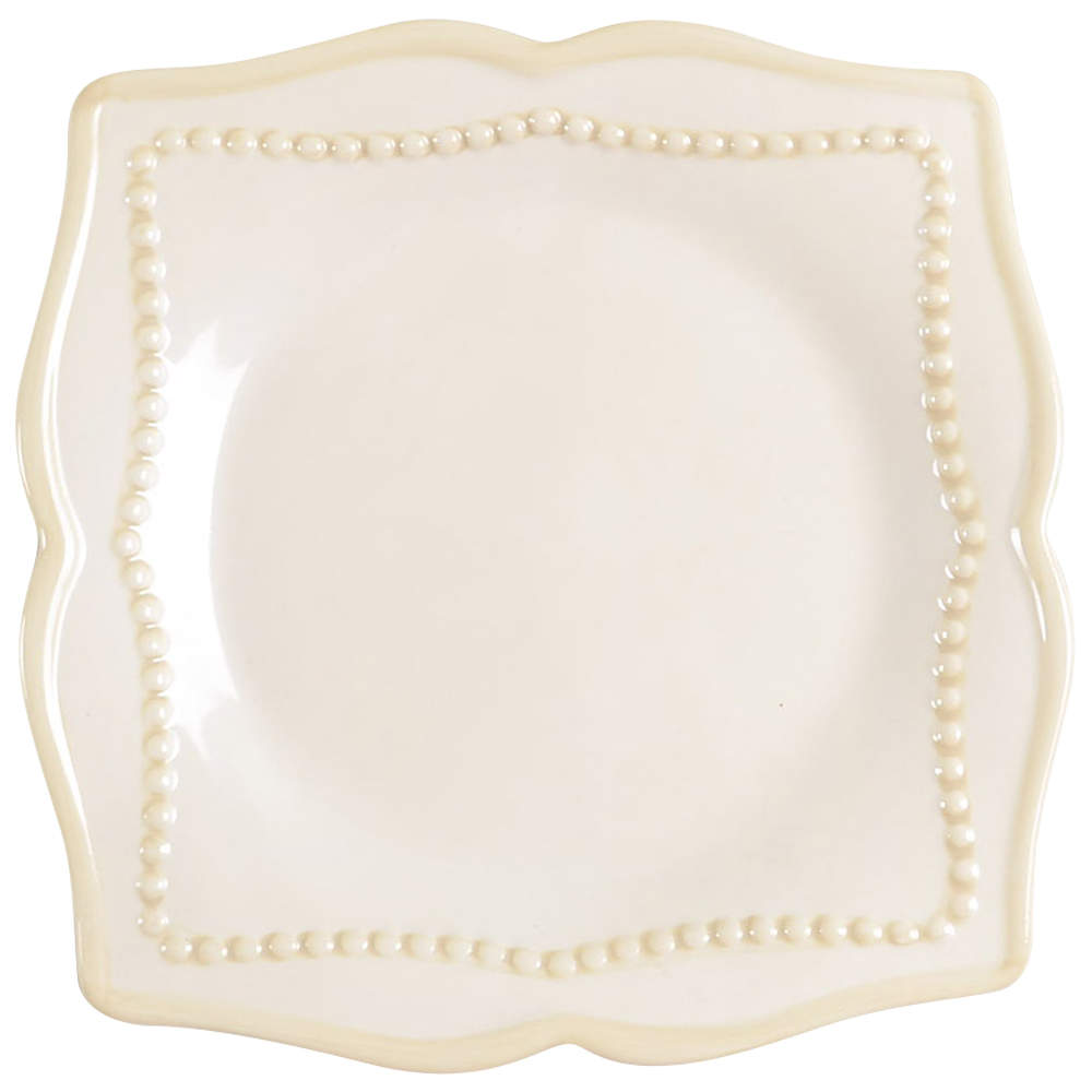 Pavillion Square Salad/Dessert Plate by Princess House-1