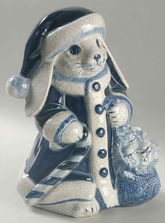 Holiday Bunny Figurine by Potting Shed-1