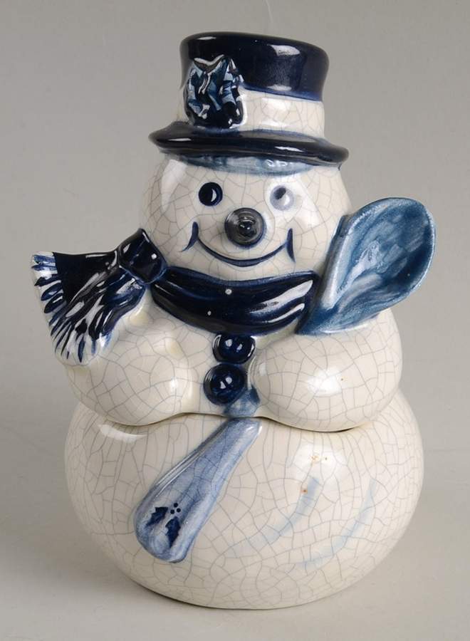 Holiday Figural Sugar Bowl & Lid by Potting Shed-1