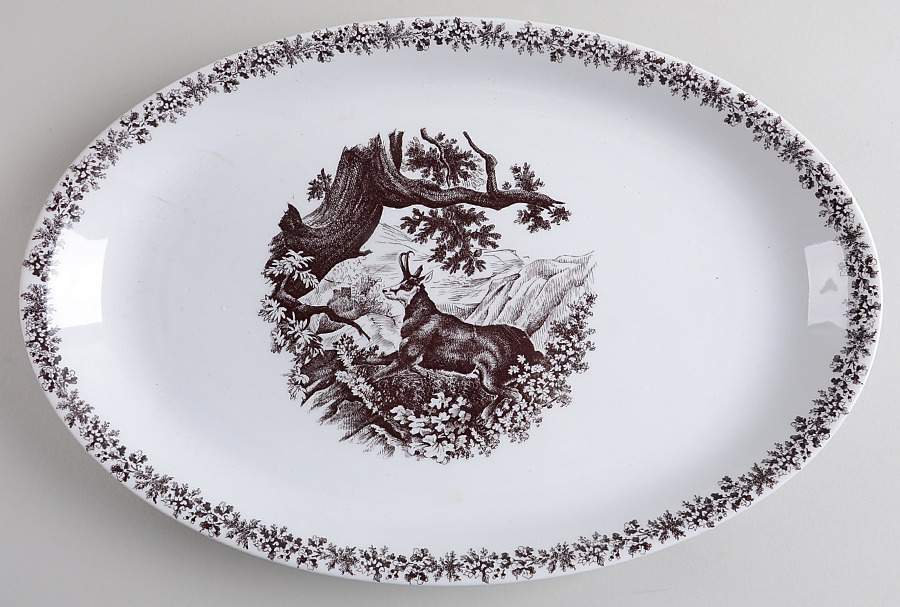 PMM1 15" Oval Serving Platter by Porzellan - Munchen-1