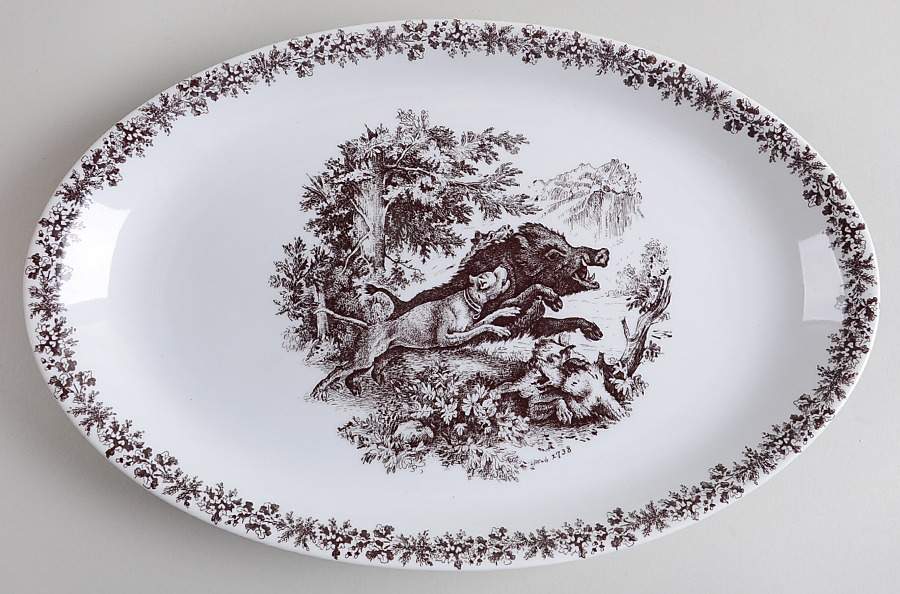 PMM1 13" Oval Serving Platter by Porzellan - Munchen-1