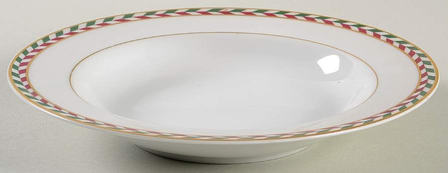 PBA22 Rim Soup Bowl by Pottery Barn China-1