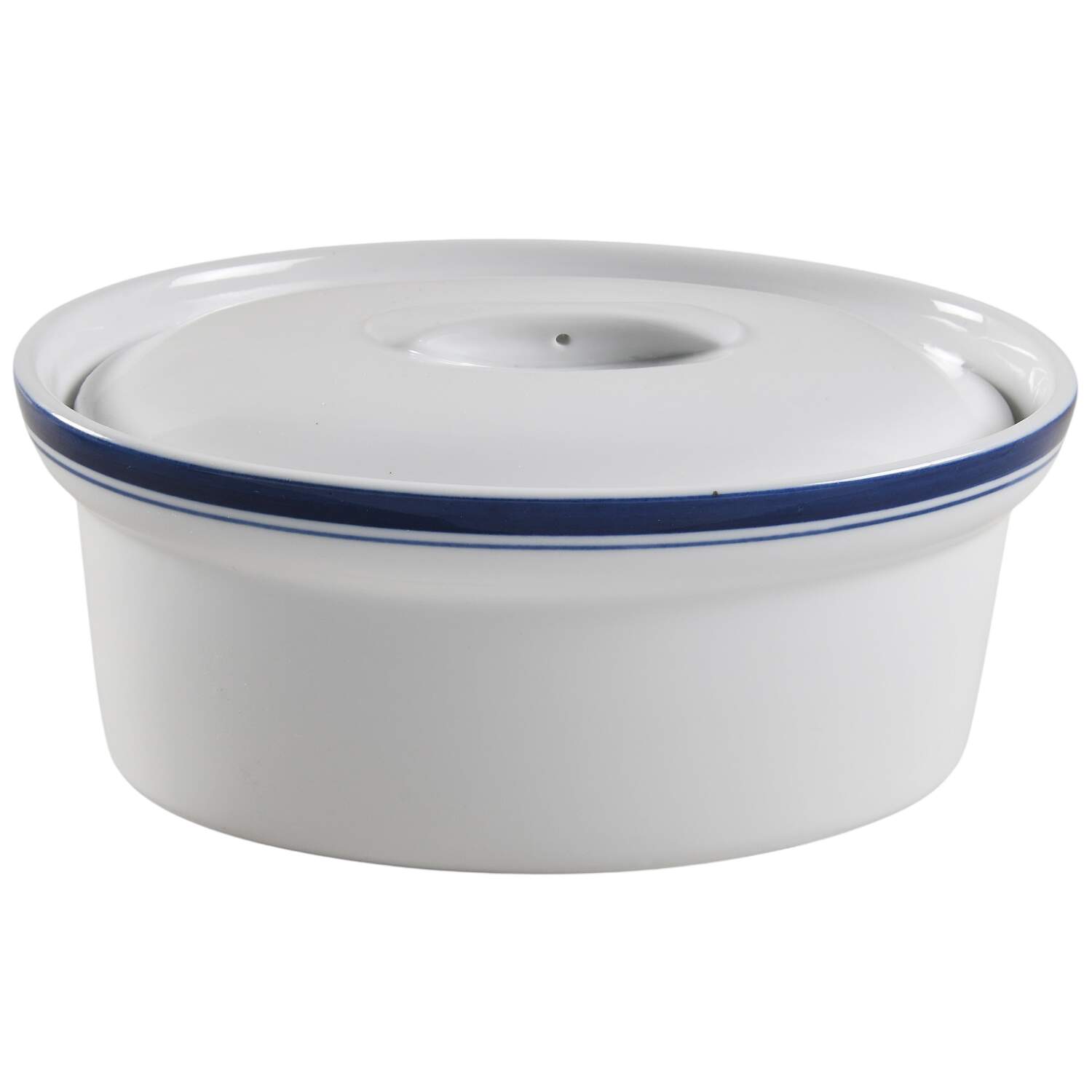 PBA26 1.75 Quart Oval Covered Casserole by Pottery Barn China-1