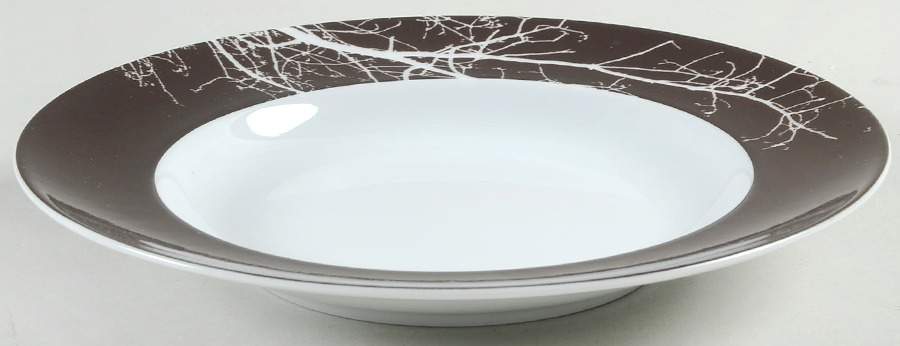Tree Large Rim Soup Bowl by Porcel-1
