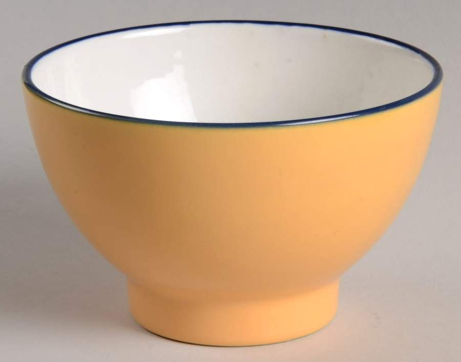 Spa Orange (Blue Trim and Verge) 4" All Purpose Bowl by Pagnossin-1