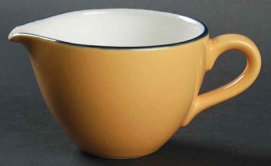 Spa Orange (Blue Trim and Verge) Creamer by Pagnossin-1