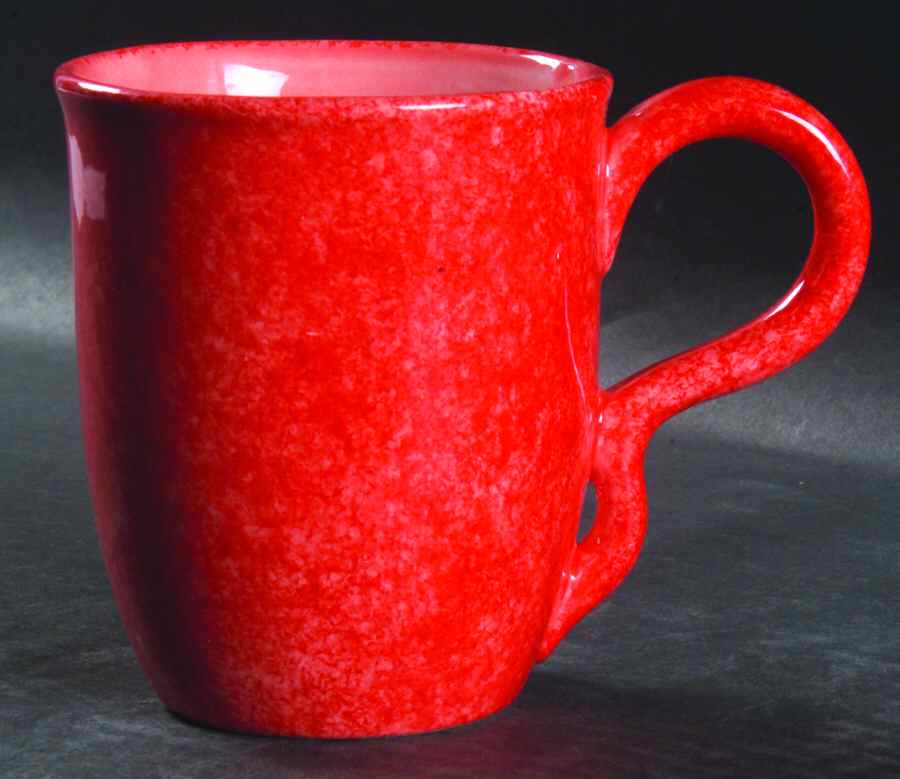 Tartan Twist Red Mug by Presenttense-1