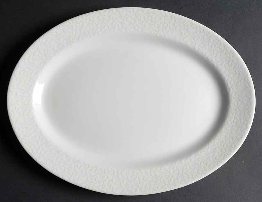 Delicato 14" Oval Serving Platter by Pfaltzgraff-1