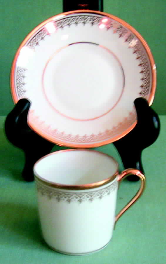 PSU6 Flat Demitasse Cup & Saucer Set by Pastaud-1