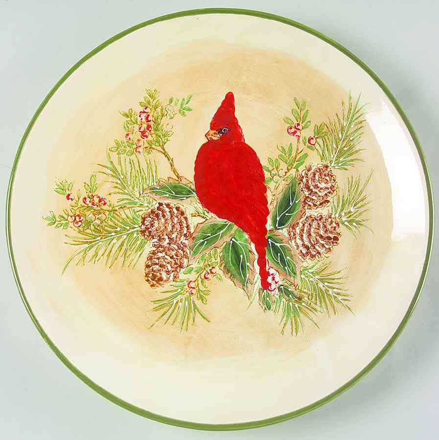 Cardinal Dinner Plate by Pacific Rim-1