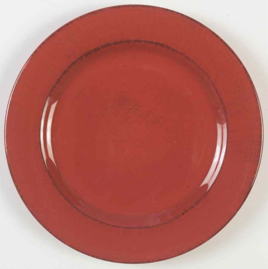 Toscana Burgundy Dinner Plate by Pier 1-1
