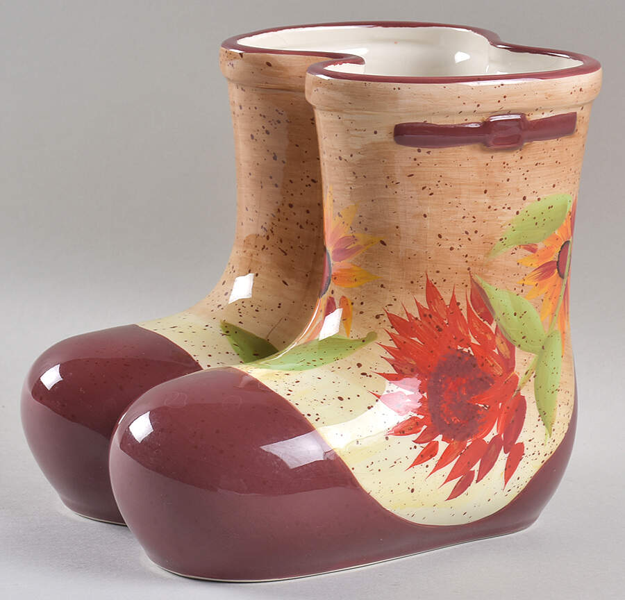 Evening Sun Boots Planter by Pfaltzgraff-1