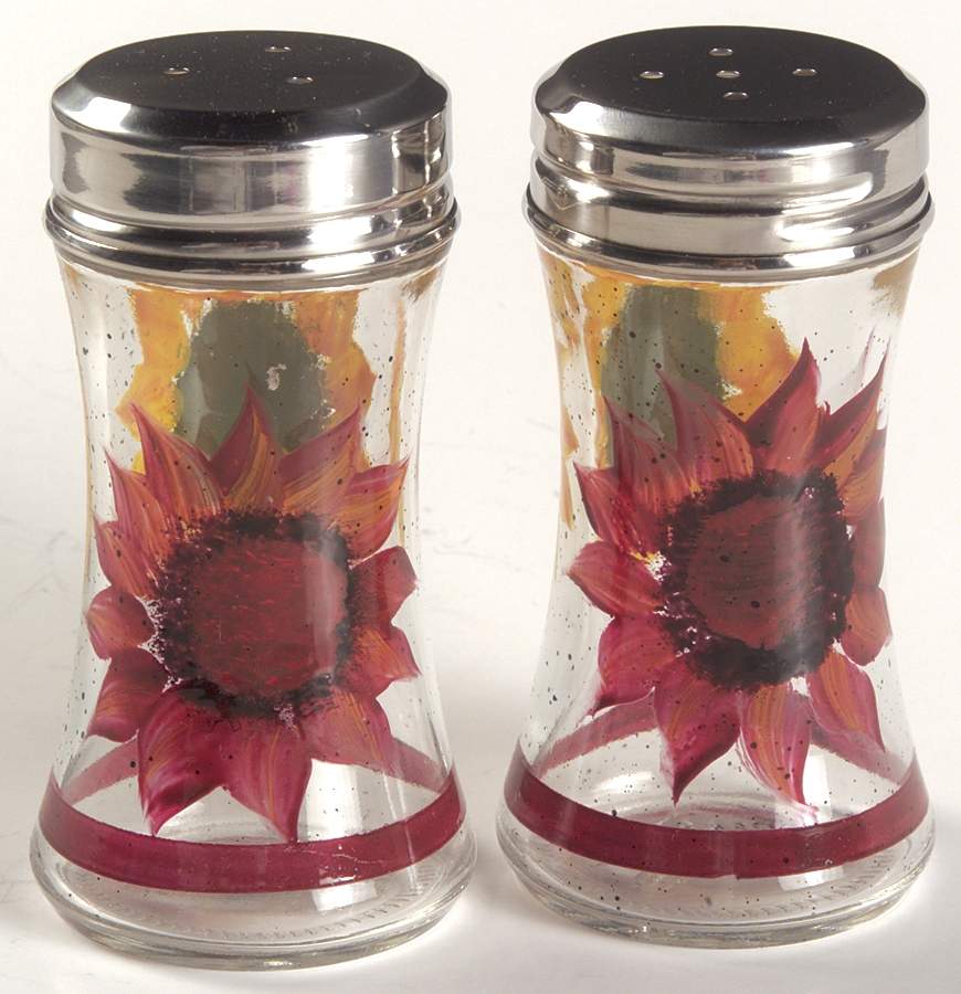Evening Sun Glassware Salt and Pepper Set by Pfaltzgraff-1