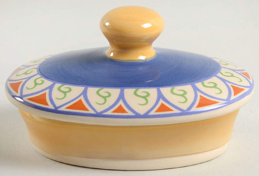 Villa Della Luna Crock-Brown Sugar-Lid by Pfaltzgraff-1
