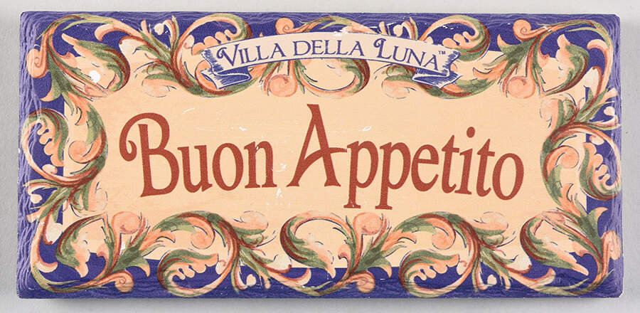 Villa Della Luna Rectangular Decorative Sign by Pfaltzgraff-1