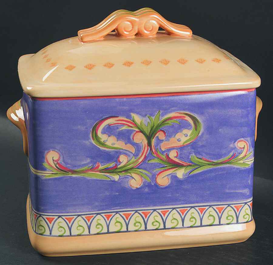 Villa Della Luna Cookie Jar & Lid by Pfaltzgraff-1