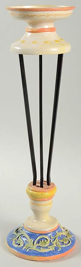 Villa Della Luna 14" Candlestick by Pfaltzgraff-1