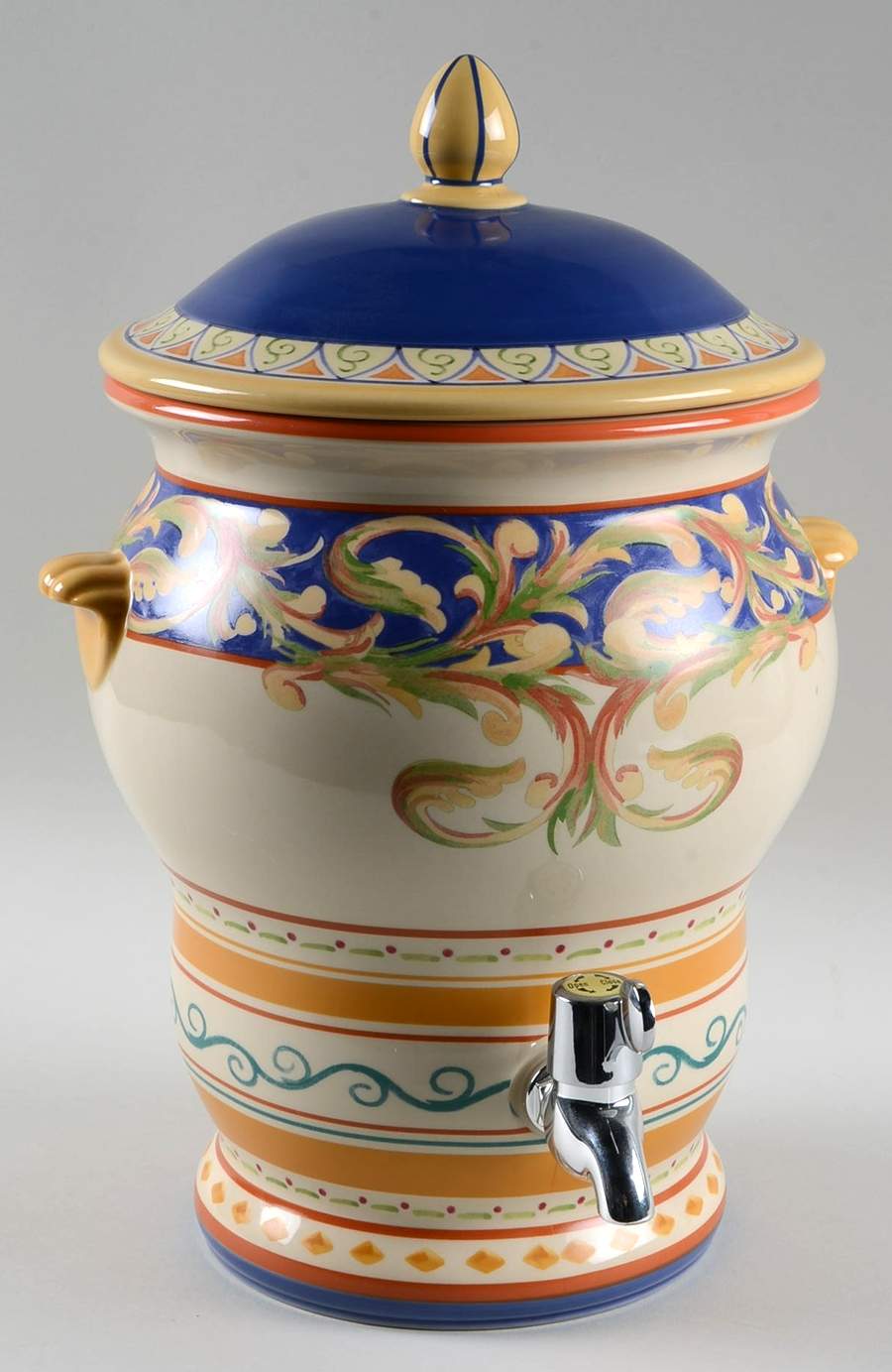 Villa Della Luna Beverage Crock & Lid by Pfaltzgraff-1