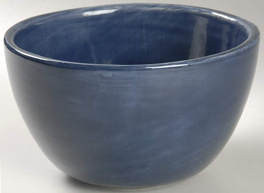 Sausalito Sapphire Blue Coupe Cereal Bowl by Pottery Barn China-1