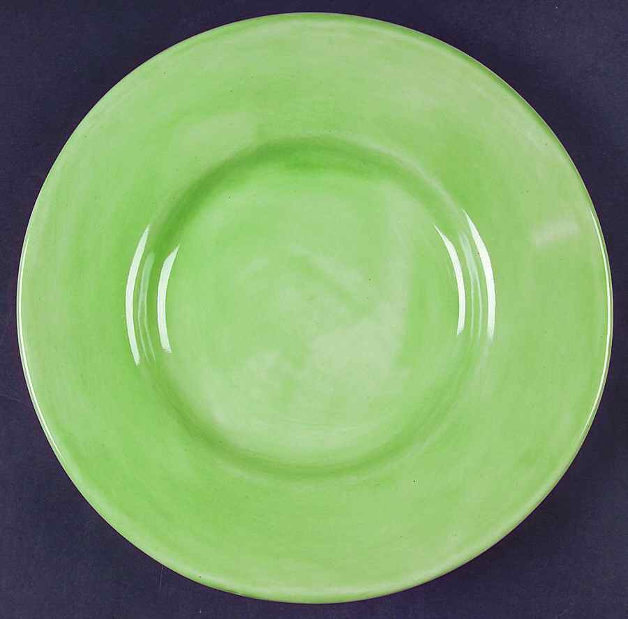 Sausalito Celery (Light Green) Salad Plate by Pottery Barn China-1