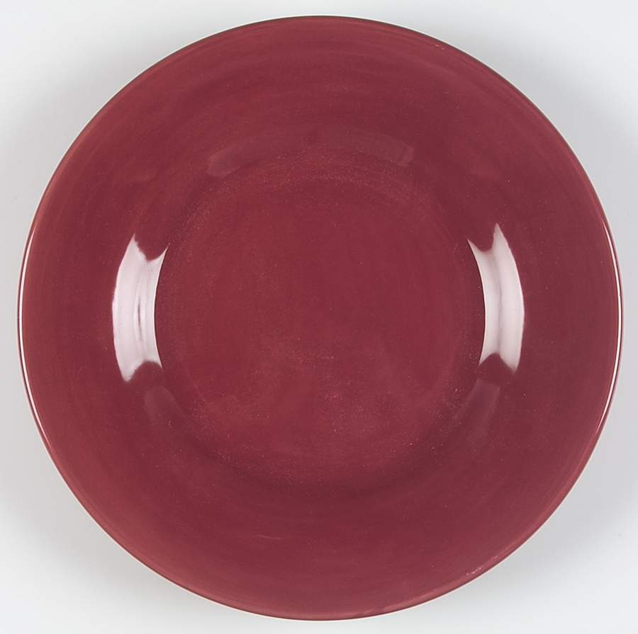 Sausalito Merlot (Red) Dinner Plate by Pottery Barn China-1