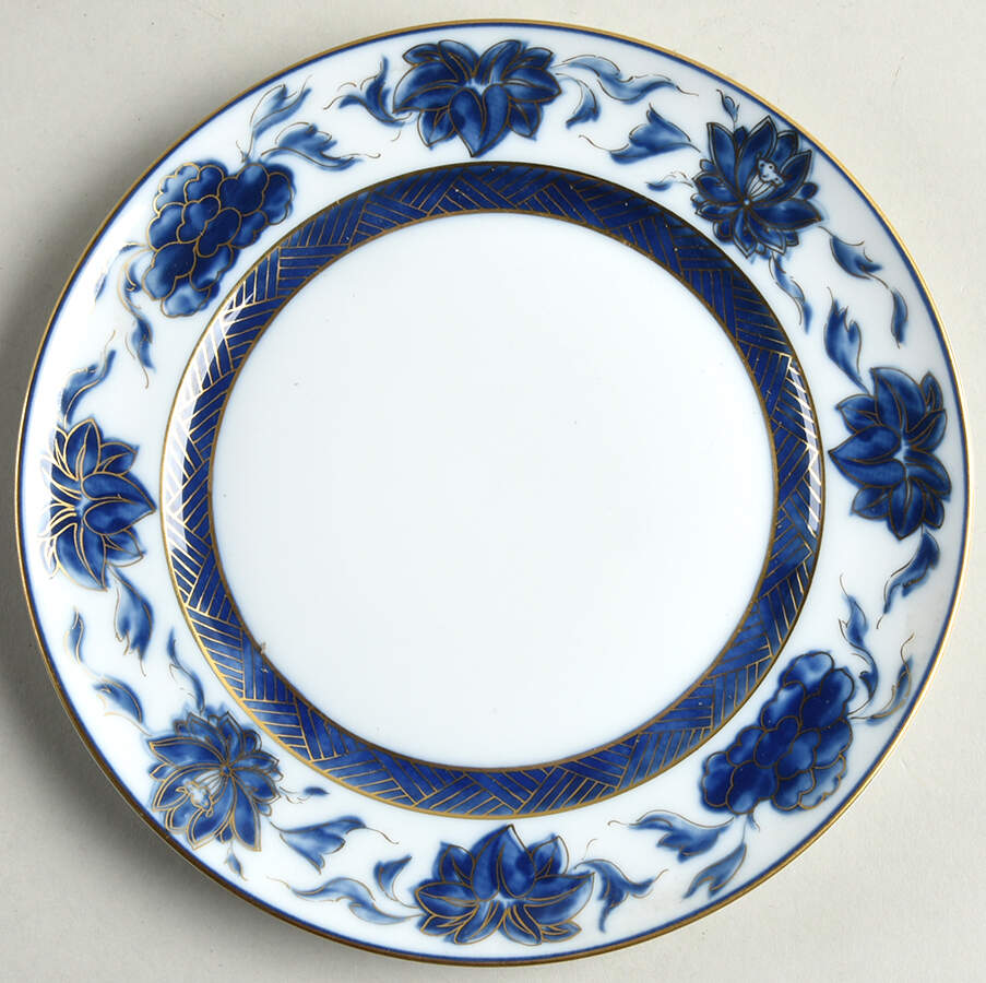 Royal Bouquet Bread & Butter Plate by Porcel-1