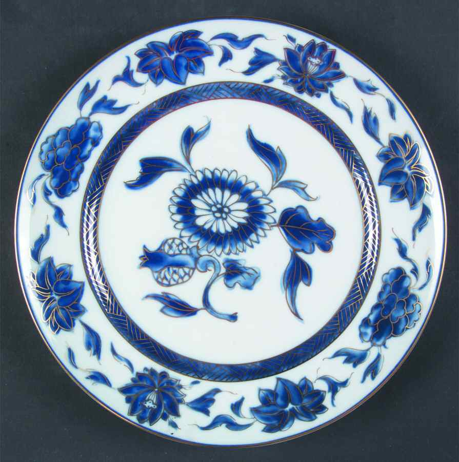 Royal Bouquet Salad Plate by Porcel-1